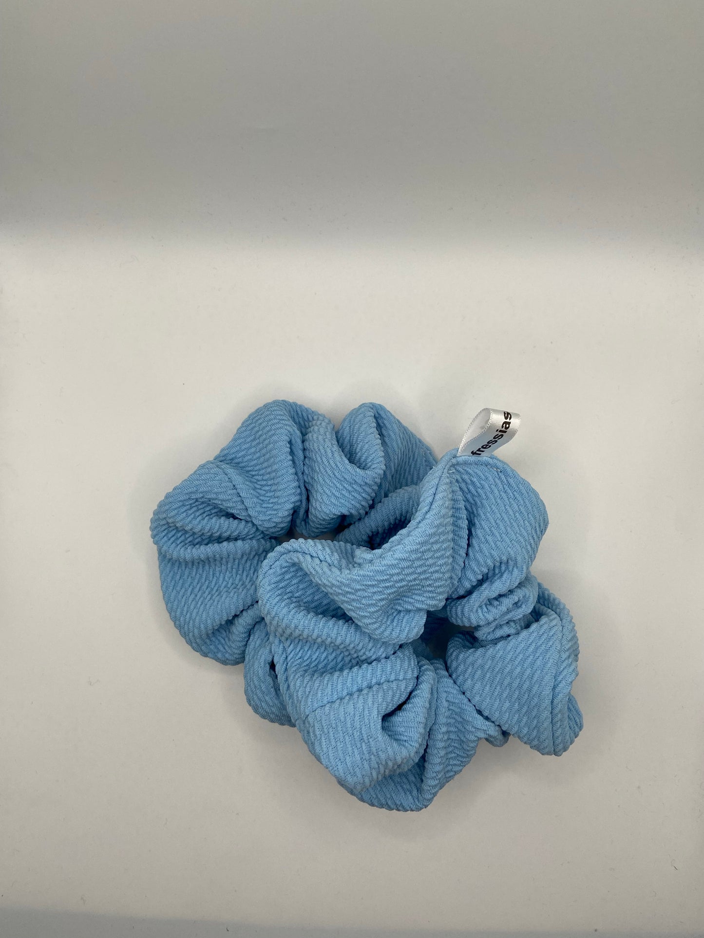 Blue scrunchie, hair accessories, scrunchies, bullet fabric, hair ties