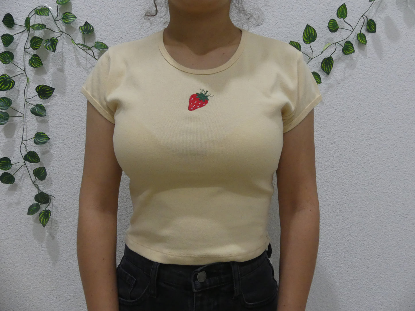 Strawberry baby tee