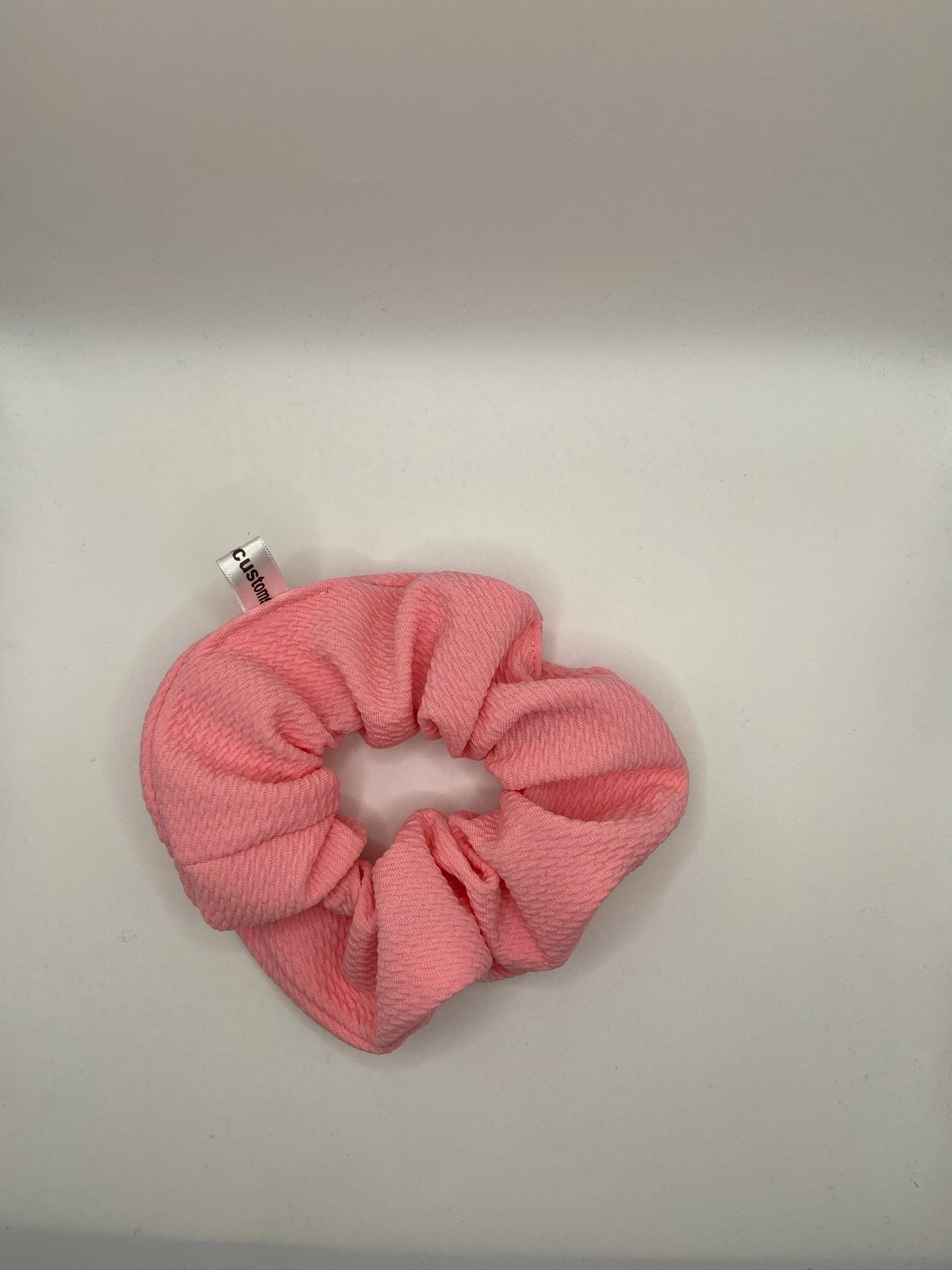 Pink scrunchie, scrunchies, hair ties, hair accessories