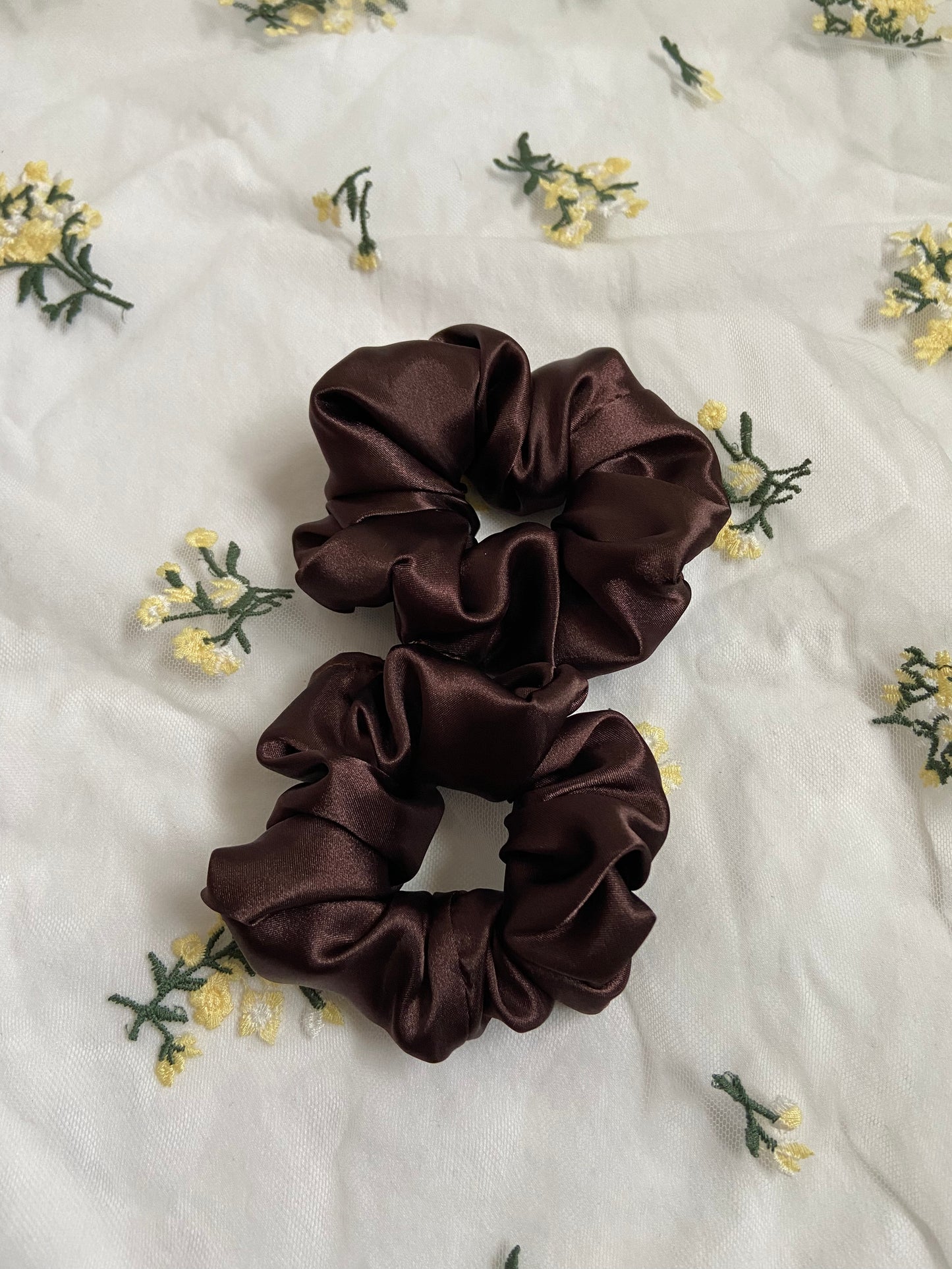 Brown Scrunchie