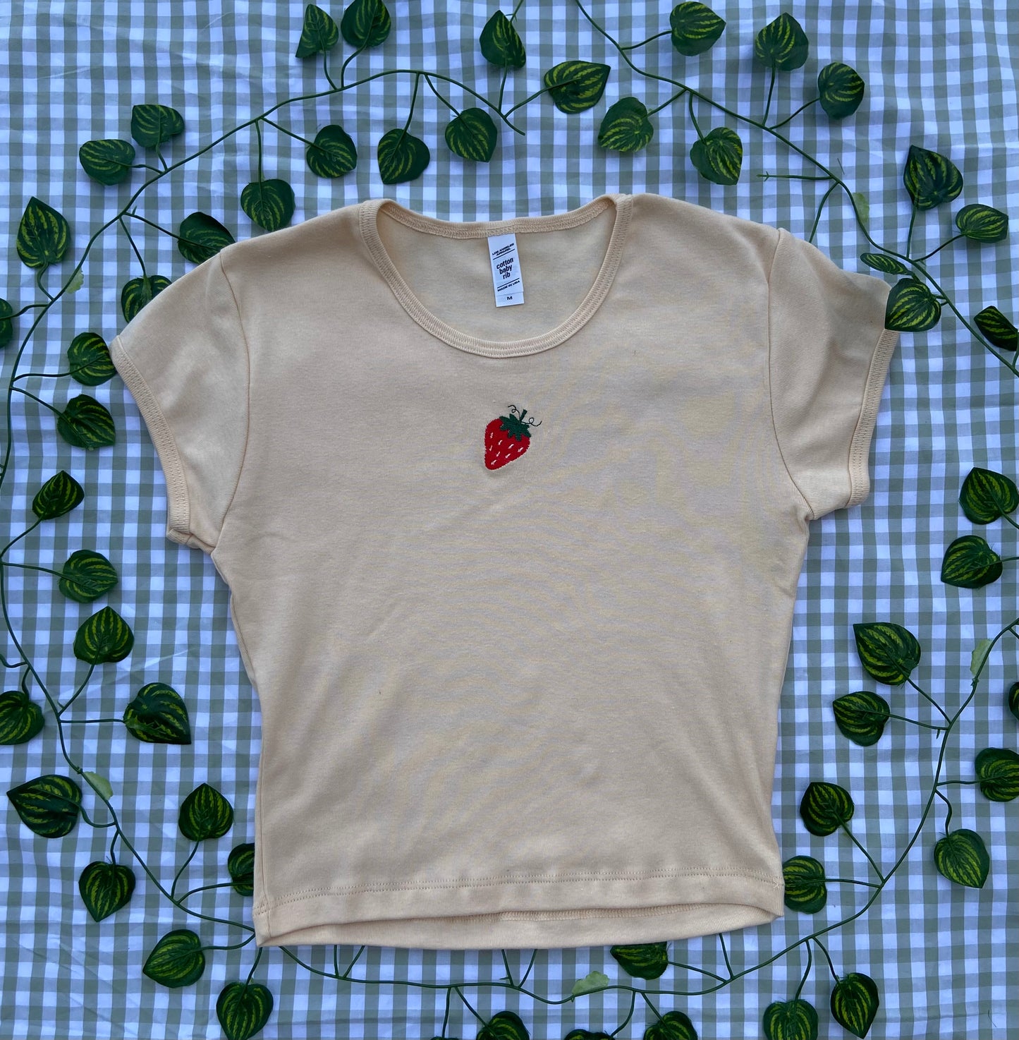 Strawberry baby tee