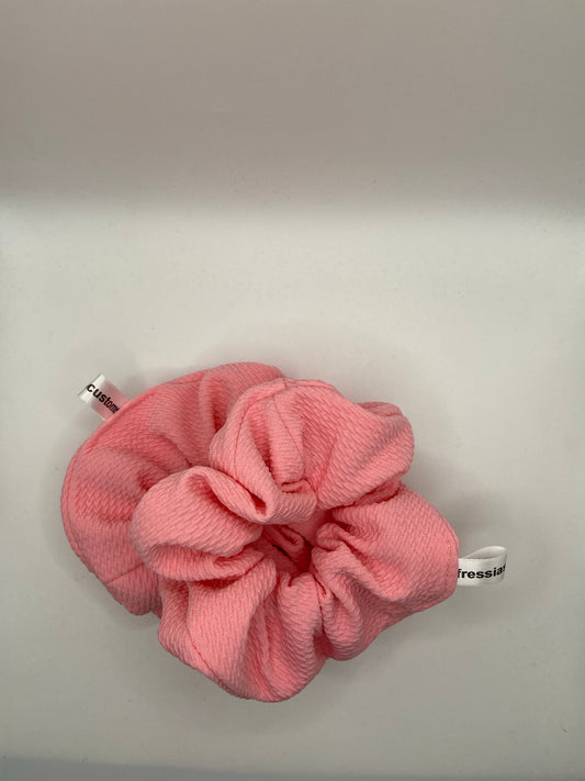 Pink scrunchie, scrunchies, hair ties, hair accessories